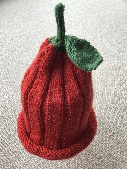Pumpkin beanie hat