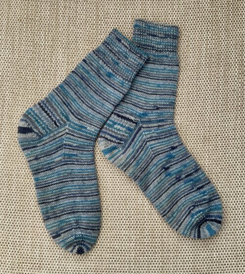 Simple stripey socks