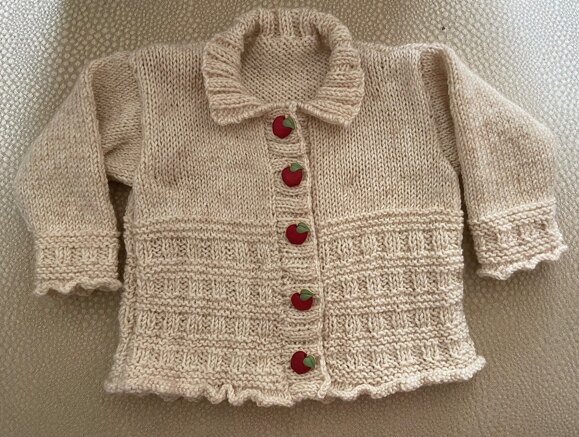 Girl's Ruffle Jewish New Year Sweater
