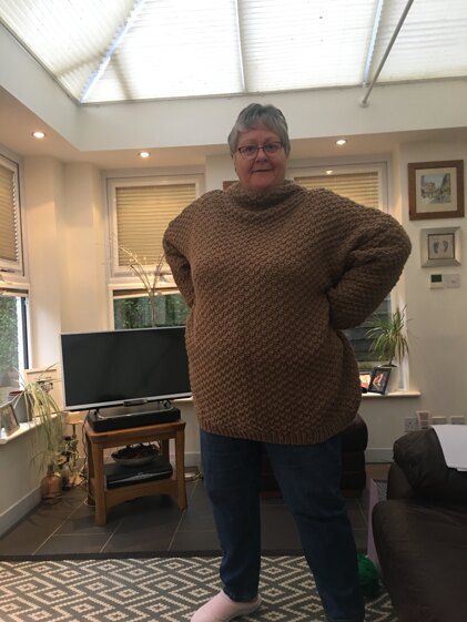 Chunky knit ladies jumper