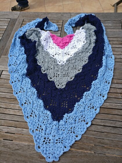 Clara Shawl by Kirsteen Bishop