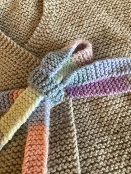 Garter Stitch Baby Set