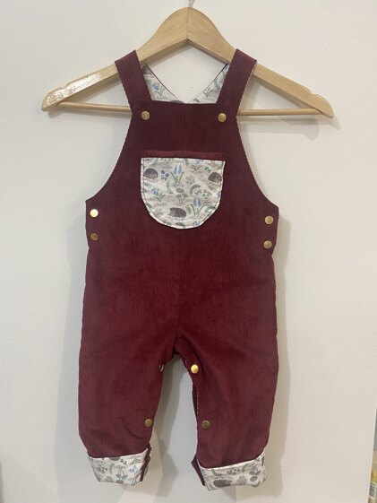 Hedgehog Dungarees