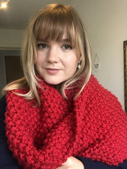 Moss Stitch Scarf