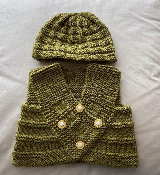 May 26. Alycia’s babies wardrobe (vest)