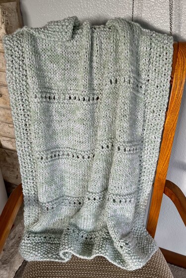 Baby afghan for a friend’s new baby boy