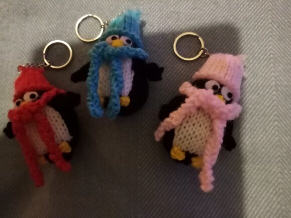 Penguin keyring