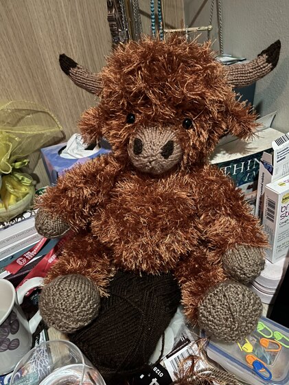 Highland cow teddy