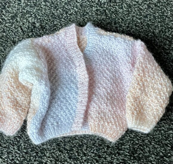 Eleonore Cardigan in Phildar Super Baby  - Downloadable PDF