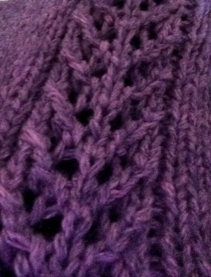 Jumper with lace panels