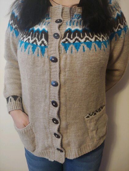 First Steeked Sweater