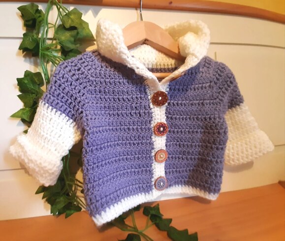 Hooded Baby Cardigan Sweater