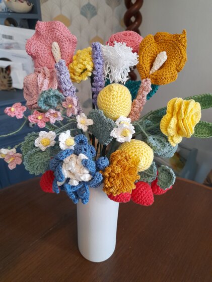 Vase of flowers