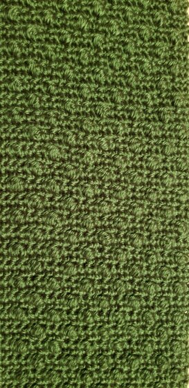 Puff Stitch Winter Scarf
