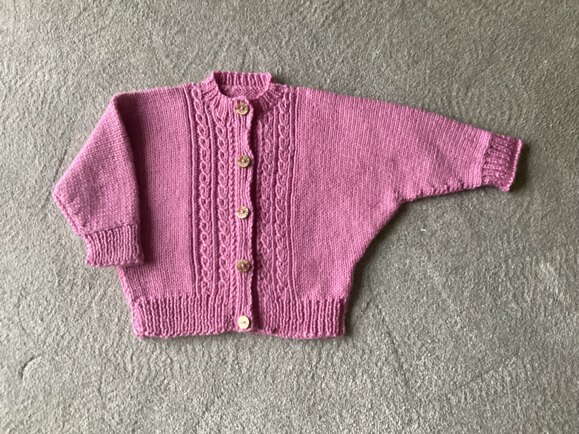 Baby dolman cardigan