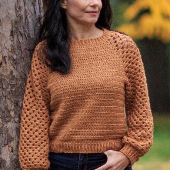 Honeycomb sweater