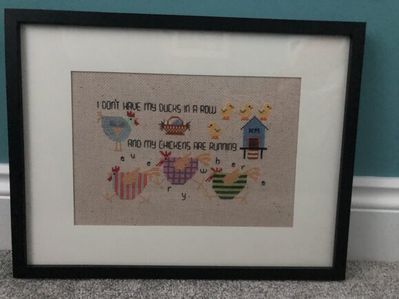 Birthday cross-stitch