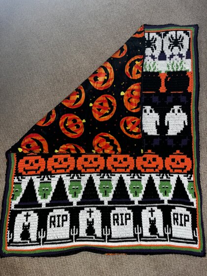 Boo! Halloween Blanket