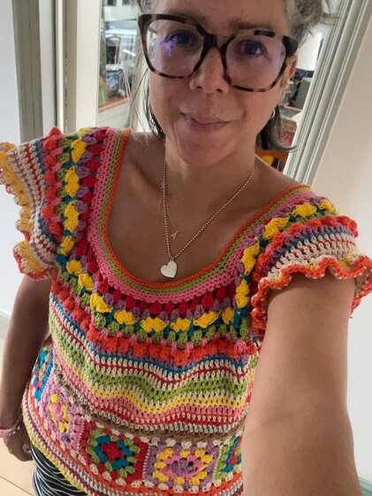 Kahlo Crop Top