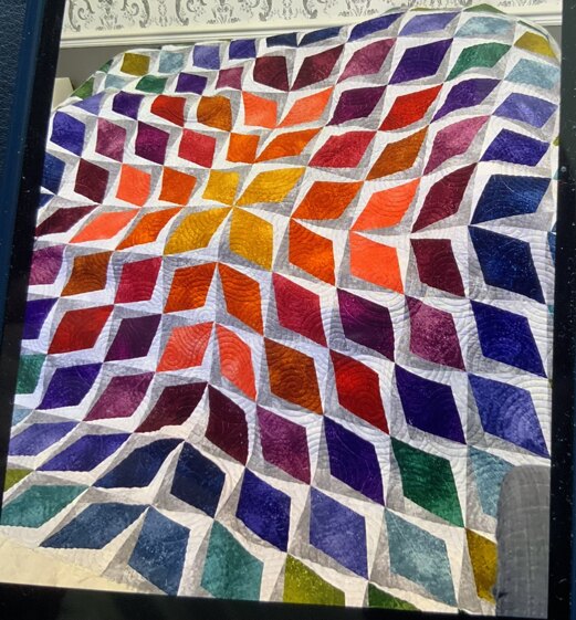 Foundation paper pieced quilt