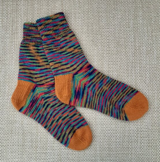 Helical socks