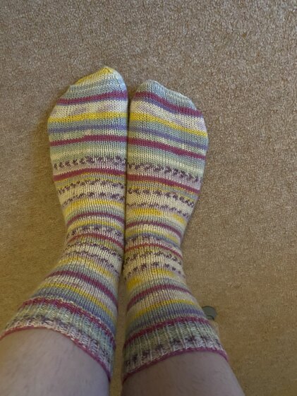 Very Vanilla Socks