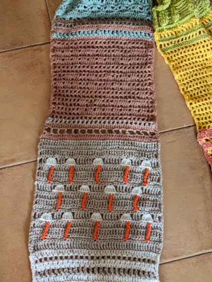 A Mushroom Walk Scarf