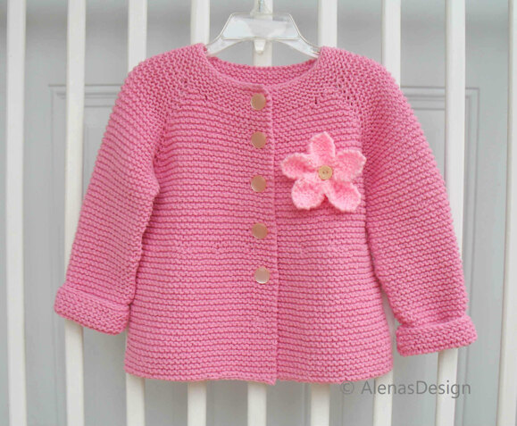 Pink Girl's Cardigan