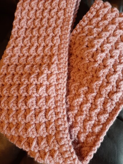 Fluffy Clouds Infinity Scarf