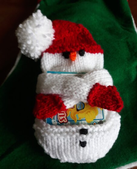 Snowman Gift card cosy