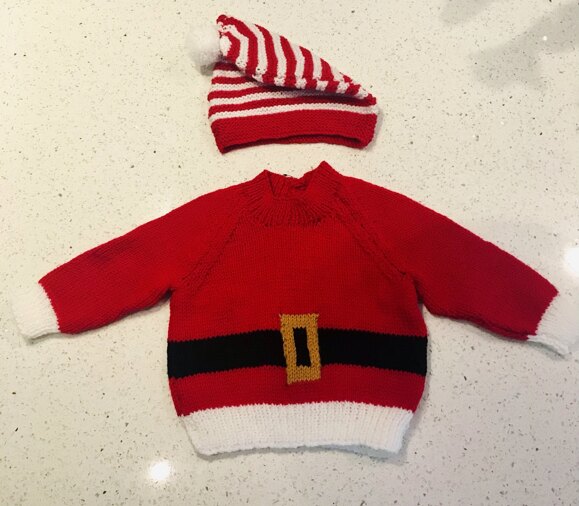 Baby Christmas jumper set