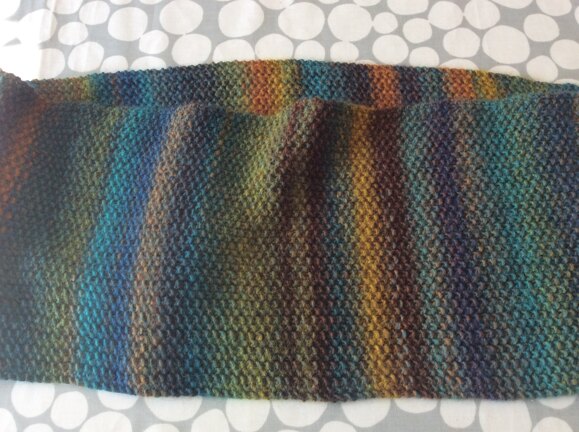Chunky Seed Stitch Cowl Scarf