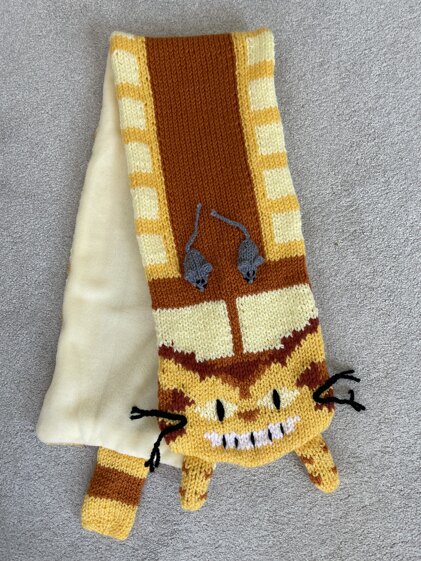Totoro Catbus scarf