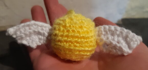 Golden snitch keyring
