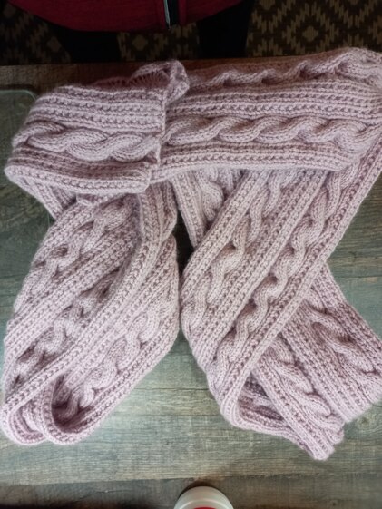 Cable Scarf