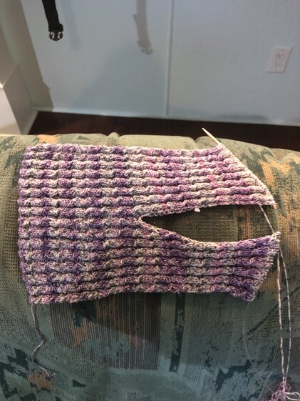 Women’s Mock Cable Yoke Shell