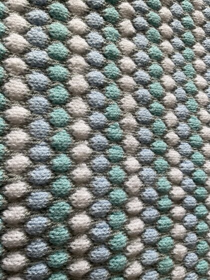 Bubble Stitch Baby Blanket