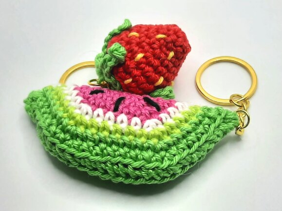 Amigurumi Strawberry & Watermelon