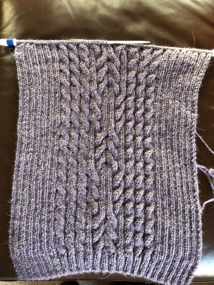 Long Aran jumper