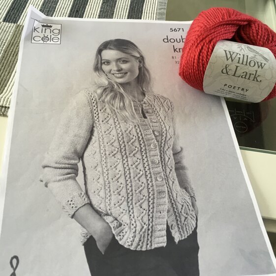 Ladies dk cardigan