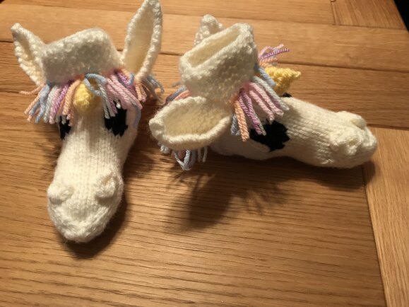 Horse slippers
