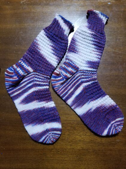 Blanche's Popsicle Socks aka Sharky's Trunks Socks