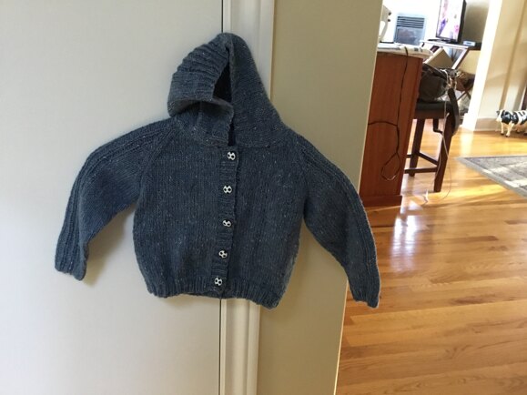 Hazel Cardigan in Rowan Baby Merino Silk DK - Downloadable PDF