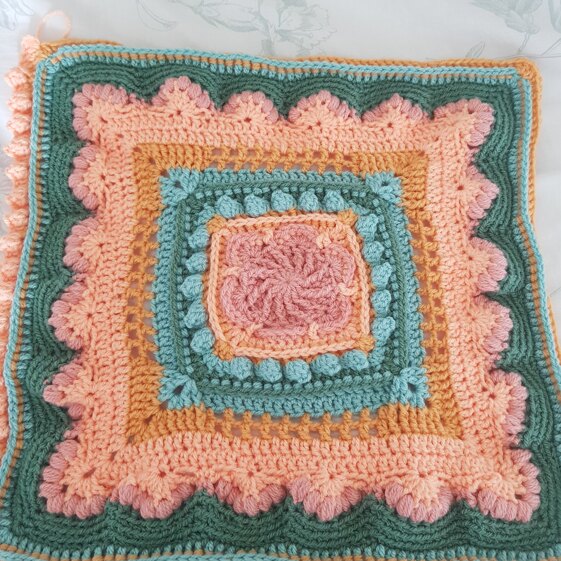Colourful blanket