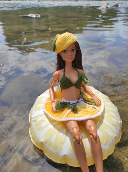 Crochet swimsuit for Barbie