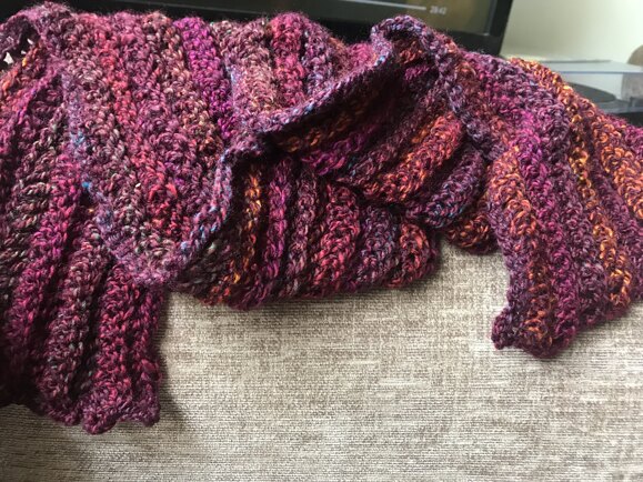 Salma First Crochet Scarf