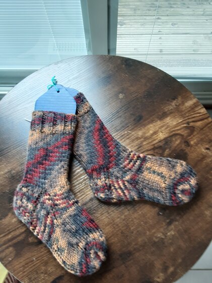 Judy's 2021 Xmas socks