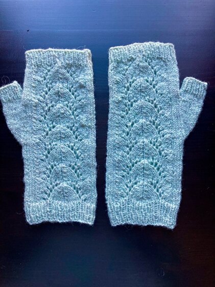 Cloudburst mittens