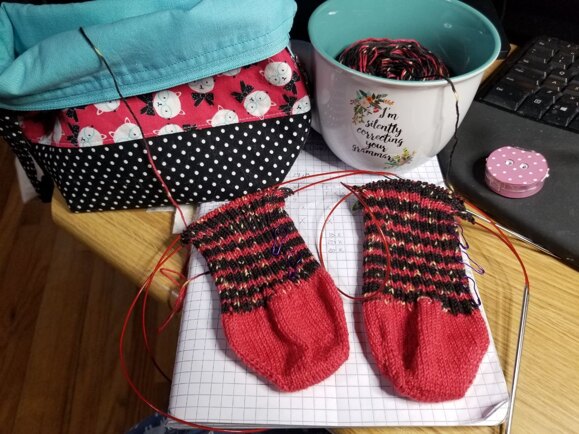 The Devil Went Down to Georgia Socks