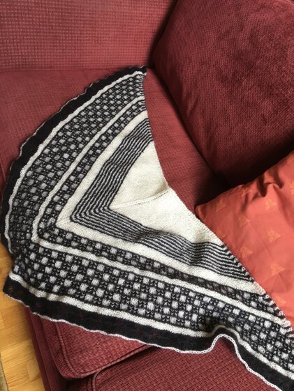 Mosaic shawl